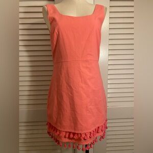 Pink Lily Vibrant Pink Dress- Size Medium